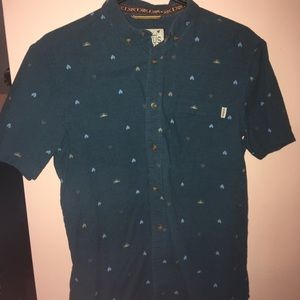 Teal Dravus Button Down